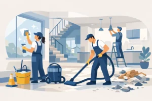 Limpeza pós obra residencial profissional