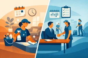Limpeza avulsa ou contrato mensal: qual compensa?