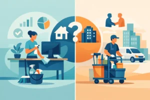 Limpeza interna ou terceirizada: qual compensa?