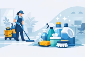 Limpeza profissional inclui produtos?