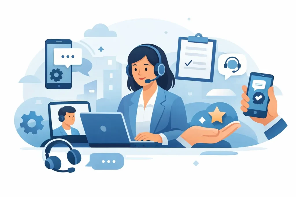 Atendimento digital para serviços com padrão