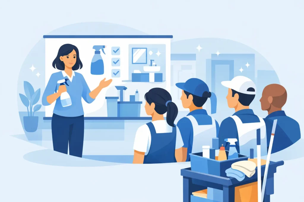 Como treinar equipe de higienização com padrão